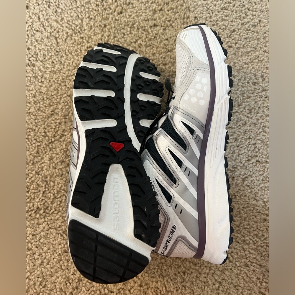 Salomon X-MISSION 3 white sneakers